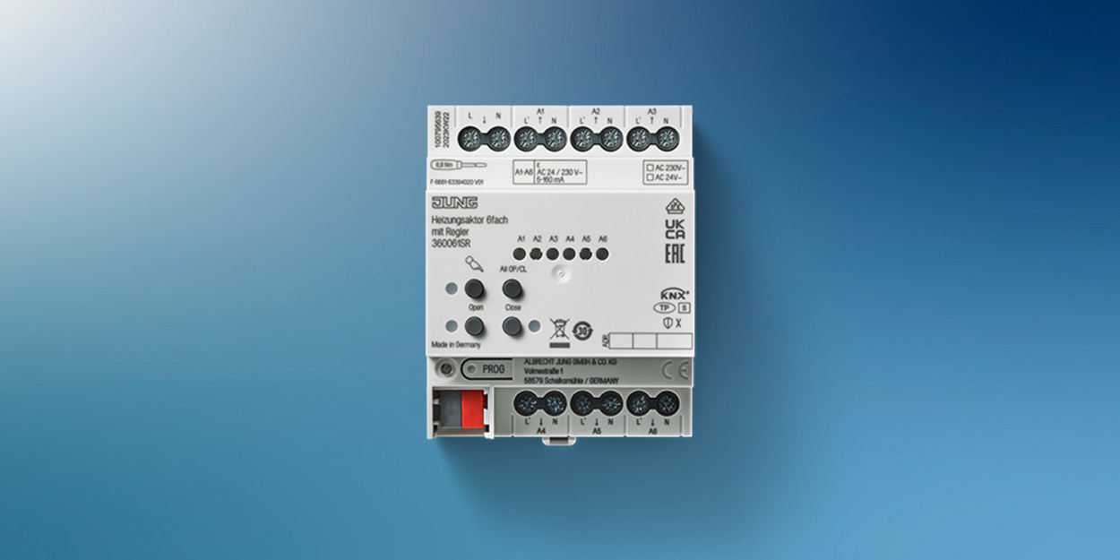 KNX Heizungsaktor 6-fach bei Elektro Hörnlein GmbH in Dessau-Roßlau
